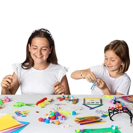 Arts and Crafts Supplies for Kids All in One DIY Crafting School Kindergarten