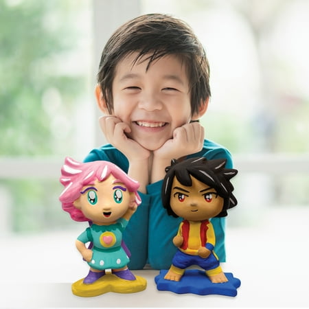 Made by Me Paint Your Own Ceramic Anime Figurines, Boys and Girls, Child, Ages 8+