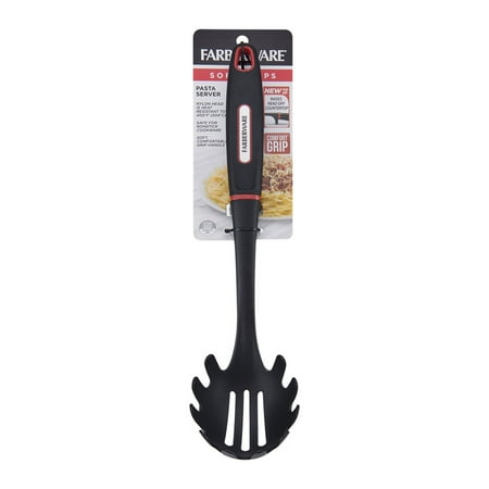 Farberware Soft Grips Plastic Pasta Server Black