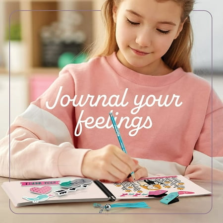Pretty Me Multicolor Journal Kit - 70 Piece Arts & Craft Kit