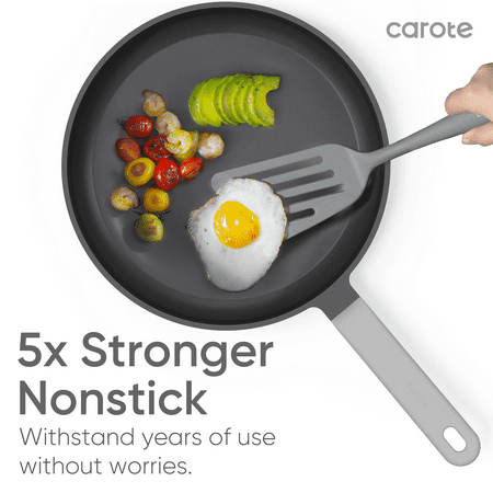 Carote Nonstick Cookware Sets, Ultra Non Stick Pots and Pans, Induction Cooking Set, BlackBlack,