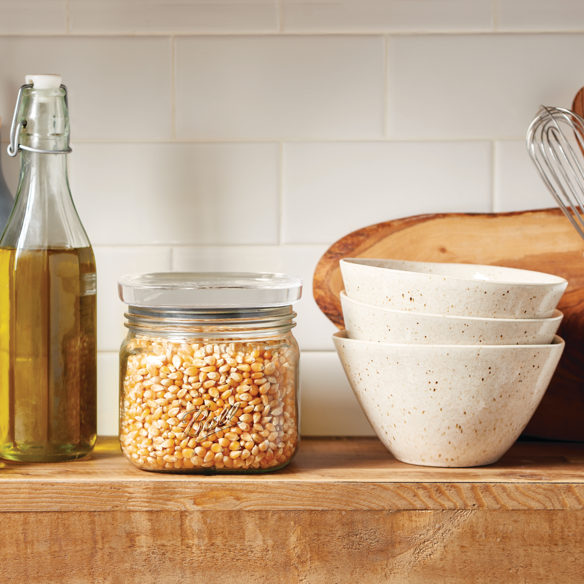 Ball? Stack & Store Quart Jar (4 Cups/32 oz.), Glass Storage Jar, 1 Qt.