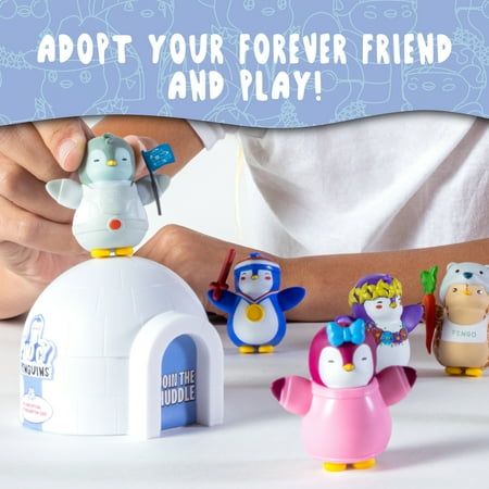 Pudgy Penguins Collectible Figures 1 Igloo Pack, 12 Styles to Collect (1 Random Figure)