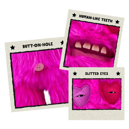 Fuggler New Fuggs on the Block 9 inch (Captain Cardiac), Funny Ugly Monster Soft Plush Toy by ZURU