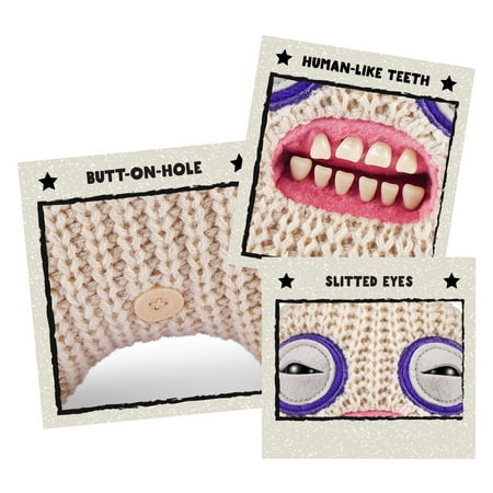 Fuggler New Fuggs on the Block 9 inch (Mr Needles), Funny Ugly Monster Soft Plush Toy by ZURU