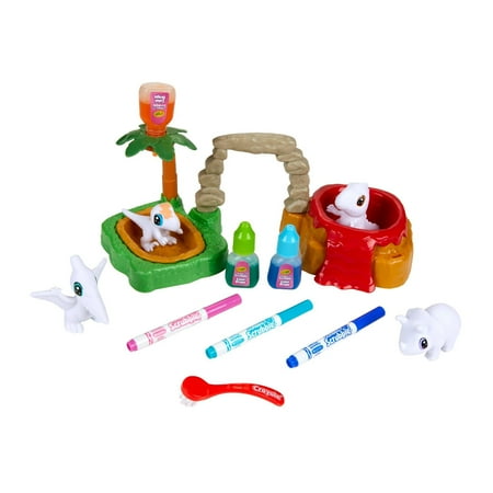 Crayola Scribble Scrubbie Dinosaur Island Toy Set, Dino Toys, School Supplies, Easter Toys, Easter Basket Essentials