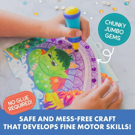 Educational Insights Jumbo Gem Craft Kit, Craft Supplies, Arts & Crafts Toys for Kids Ages 5+