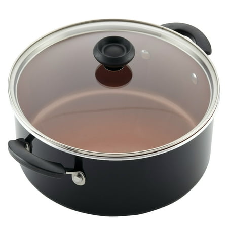 Farberware 14 Piece Easy Clean Pro Ceramic Nonstick Pots and Pans Set, Black