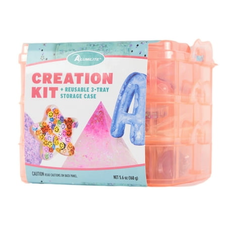 Alumilite Creation Kit - 84 Pieces - Resin & Craft Supplies Kit for molding and casting, Unisex Adult Age 14 & up, Orange