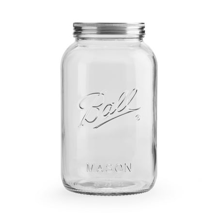 Ball Decorative Mason Jar with One Piece Stainless Steel Lid, gal. (128oz.), 1