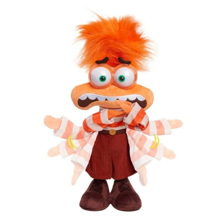 Disney and Pixar Inside Out 2 Shaking with Anxiety Feature Plush, Kids Toys for Ages 3 up