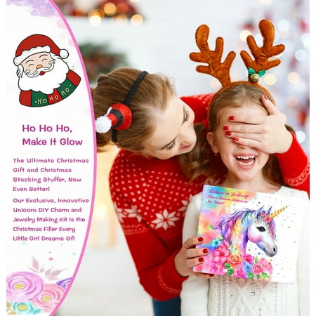 Girls Charm Bracelet Making Kit, Unicorn Birthday Christmas Gifts for Girl Age 8 9 10 11 12 Year Old Teenage Girls Toys, DIY Arts and Craft Kits for Kids Girls, Jewelry Making Kit for Preteen Girls