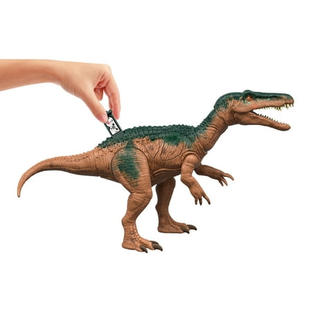 Jurassic World Epic Attack Baryonyx Dinosaur Toy Figure, Double Damage, Lights & Sounds