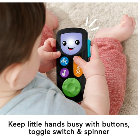 Fisher-Price Laugh & Learn Stream & Learn Remote Electronic Learning Toy for Infants
