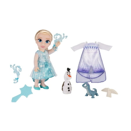 Disney's Frozen Ice and Snow 6 inch Elsa Petite Doll Set with Two Dress and Accessories