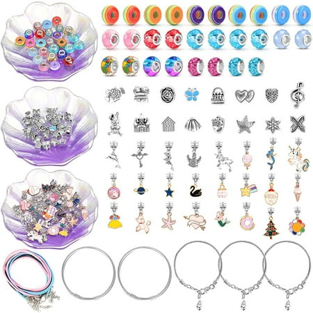 Arts and Crafts for Kids, Bracelet Making Kit Toys for Girls, Arts and Crafts Supplies for Girls Ages 4 5 6 7 8 9 Year Old