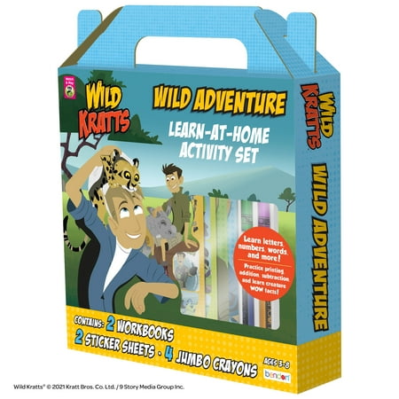 PBS Kids Wild Kratts Learn at Home Educational Kit, Child Product, Bendon