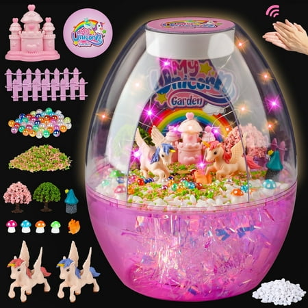 Flooyes Unicorn Terrarium Garden Craft Kit