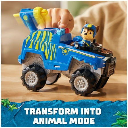 PAW Patrol Jungle Pups, Chase Tiger Vehicle with Figure, Toys for Kids Ages 3 and Up