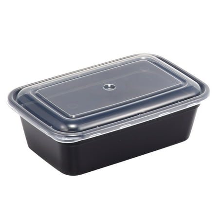 Mainstays 3 Cup Plastic Snack Meal Prep Container, 5 Pack