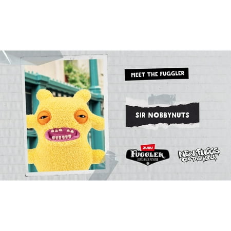 Fuggler New Fuggs on the Block 9 inch (Sir Nubbynuts), Funny Ugly Monster Soft Plush Toy by ZURU