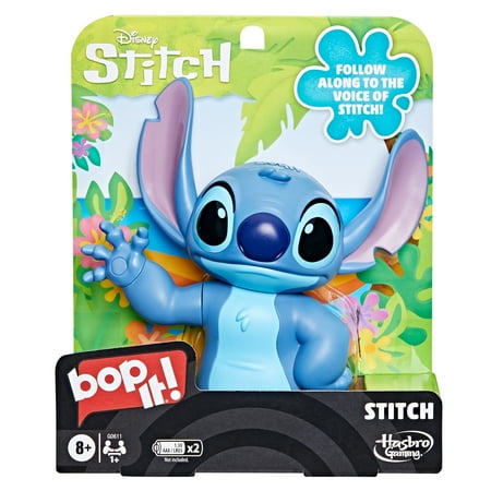 Bop It! Disney Stitch Edition Game, Officially Licensed Disney Game, 1+ Players, Disney Toys, 8+ (Walmart Exclusive)