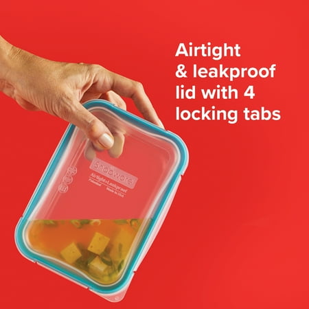 Snapware 2-Cup Total Solution Rectangle Food Storage Container, Glass
