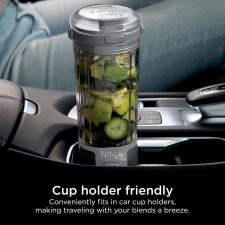 Ninja Blast 16 oz. Personal Portable Blender with Leak Proof Lid & Easy Sip Spout, Perfect for Smoothies, Black, BC100BK