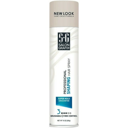 Salon Grafix? Professional Super Hold Unscented Shaping Hair Spray 10 oz. Aerosol Can