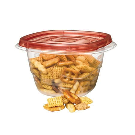 Rubbermaid TakeAlongs 2.1 Cup Square Food Storage Containers, 5 Pack
