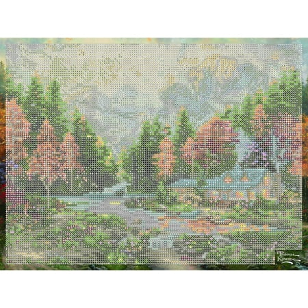 DIAMOND DOTZ? Evening at Autumn Lake Special Edition Diamond Painting Kit