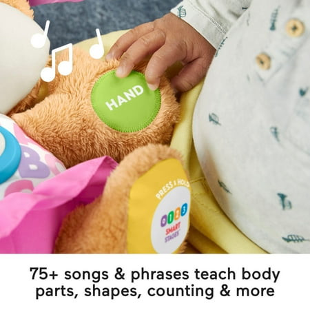 Fisher-Price Laugh & Learn Smart Stages Sis Puppy Plush Learning Toy for Baby, Infants and Toddlers, 6 months and up
