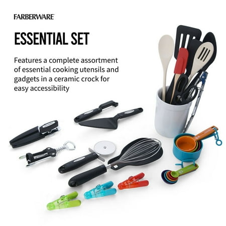 Farberware 28-Piece Kitchen Utensil & Gadget Kitchen Utensil Sets Multicolor