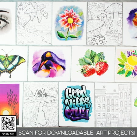 ArtSkills Stack & Store Art Set, 120 Pieces