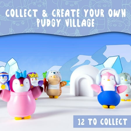 Pudgy Penguins Collectible Figures 1 Igloo Pack, 12 Styles to Collect (1 Random Figure)