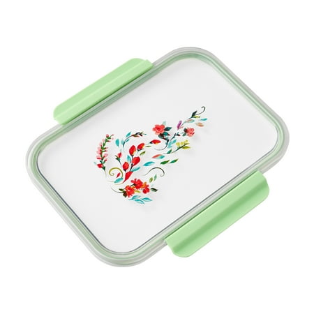 The Pioneer Woman Painted Meadow Rectangle Tritan Food Storage Containers with Tritan Lid. Set of 6, 12 Pieces