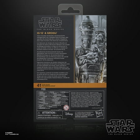 Star Wars the Black Series IG-12 & Grogu Collectible Action Figure (6?) 2-Pack