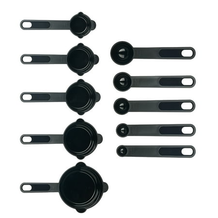 Mainstays 36 Piece Kitchen Gadget Set with Kitchen Cooking Utensils, and Drawer Organizer, Black