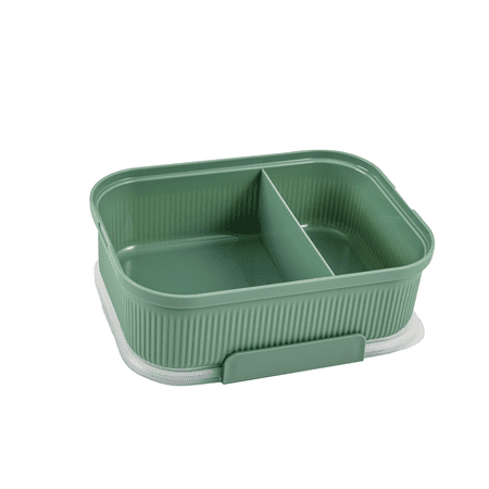 Mainstays Food Storage Container, Rectangle, Green, 42oz Capacity