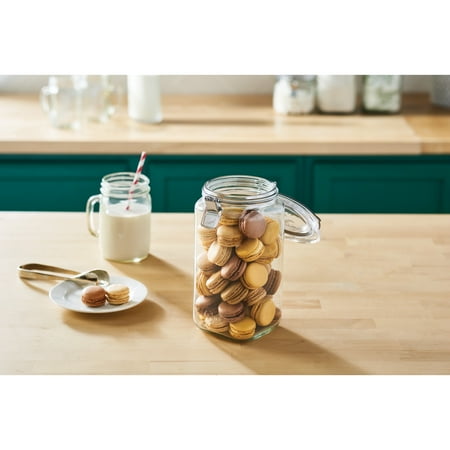 Ball Clear Glass Stackable Food Storage Jar with Lid