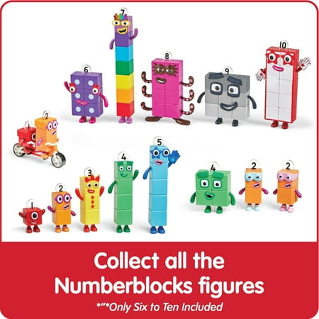 hand2mind Numberblocks? Friends Six to Ten, Toy Character Figures for Kids (5 Pieces)