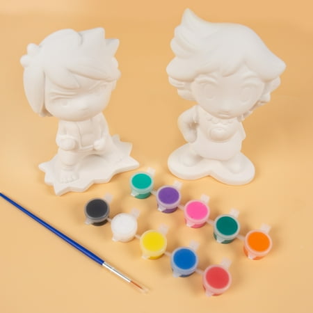 Made by Me Paint Your Own Ceramic Anime Figurines, Boys and Girls, Child, Ages 8+