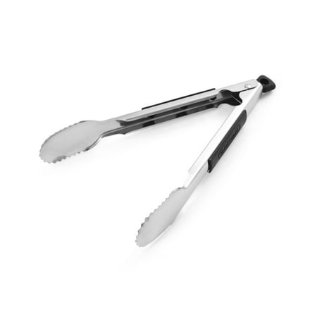 Farberware Soft-Grip Stainless Steel 9 in Locking Kitchen Food Tongs