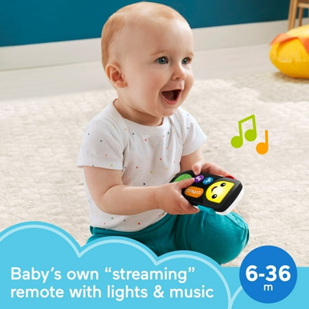 Fisher-Price Laugh & Learn Stream & Learn Remote Electronic Learning Toy for Infants