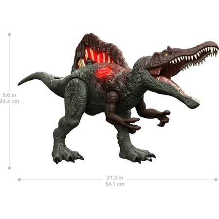 Jurassic World Epic Attack Slash Attackin? Spinosaurus Dinosaur Action Figure Toy, Multiple Features