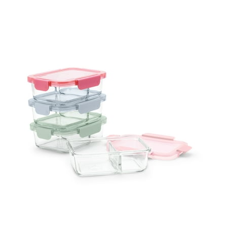 Ello Clear Glass Microwave Safe Food Storage Container