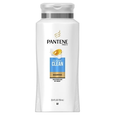 Pantene Pro-V Classic Clean Shampoo, 25.4 fl oz, Pack of 1