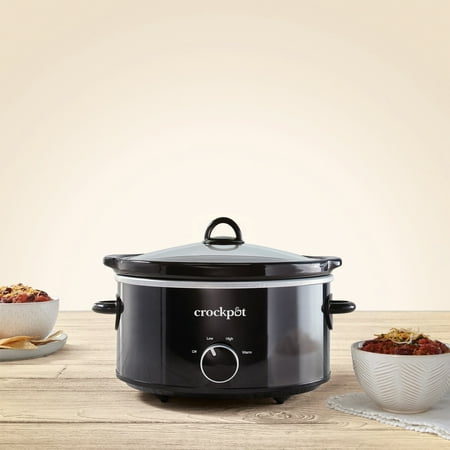 Crock-Pot? 4-Quart Classic Slow Cooker, Black
