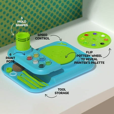 Discovery Kids Pottery Studio Motorized Clay Art Station for Children, Unisex
