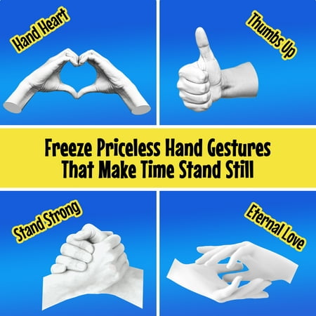 5-Minute Crafts - Hand Plaster Making Kit for Kids Ages 6+ as Seen on Social Media